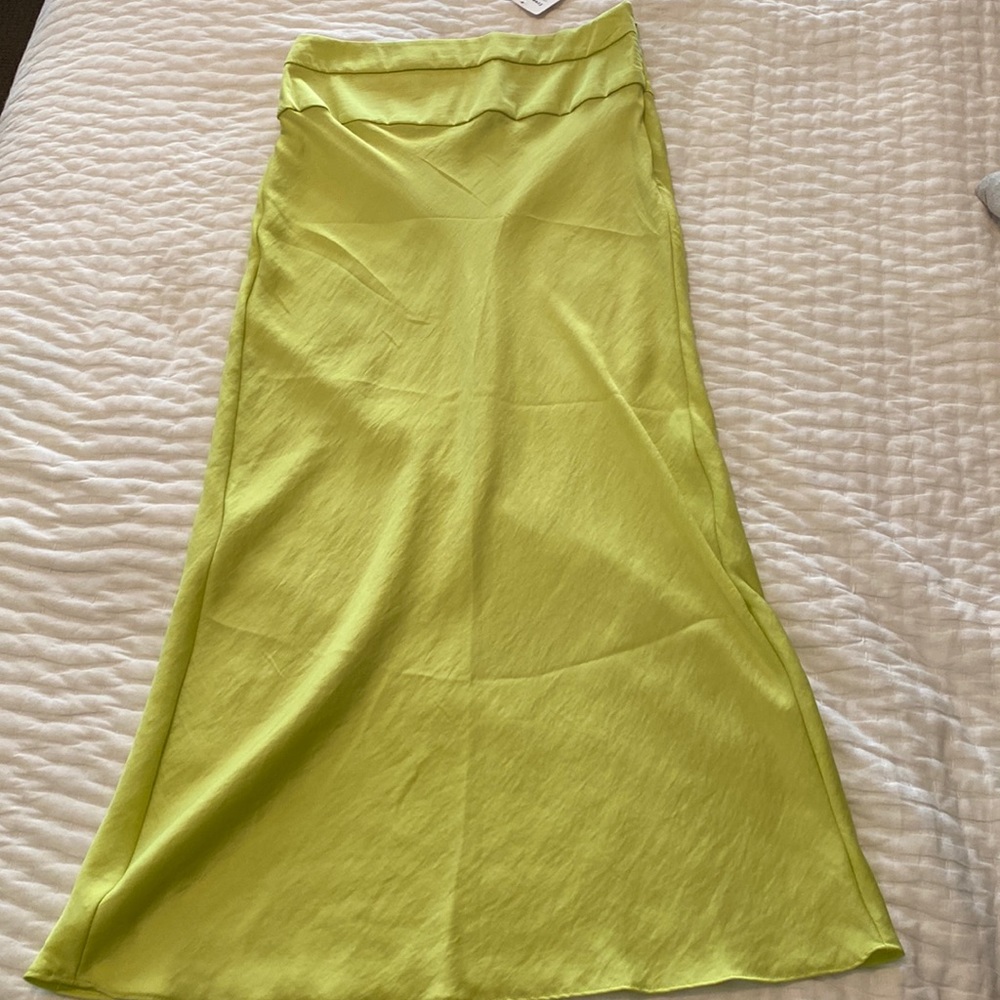 Free People Green Skirt